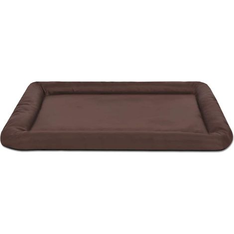 vidaXL Colchón para perro tamaño M marrón (1/2)
