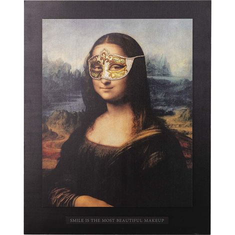 Maskenball-Gemälde 100x3x125 cm (1/5)