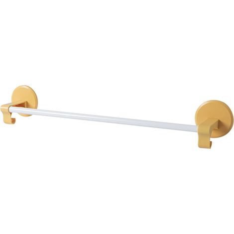 Towel Rack - Wall Mount No-Drill Adhesive Towel Holder for Kitchen Bathroom Laundry - ABS Material - 46.5 x 7.5 cm - 1 Piece (1/2)