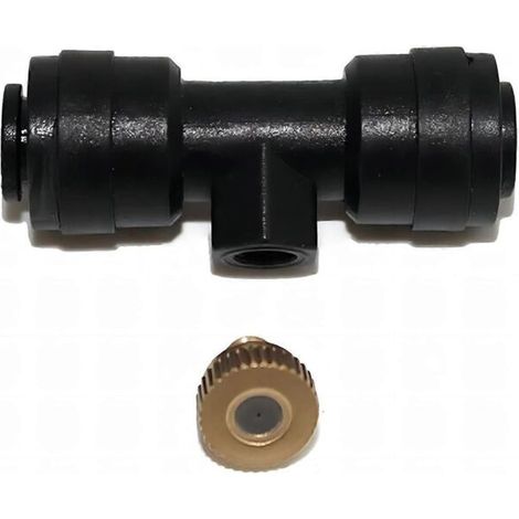 1/4 Inch Brass Misting Nozzle Kit for Outdoor Cooling, Garden Irrigation and Easy Replacement