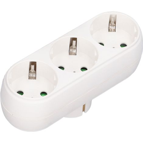 Adaptateur secteur 16 A 250 V, norme UE, PC, prise étanche à 3 voies pour voyages et activités de plein air (1/5)