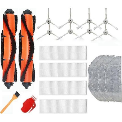 Brosses principales, brosses latérales, filtres, lingette de nettoyage pour robot laveur de sols Mijia G1 MJSTG1 - Pièces détachées