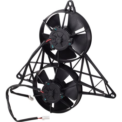 2VA58-A101-46A Radiator Cooling Fan with Bracket Suitable for 04-13 Harley V-Rod (1/4)