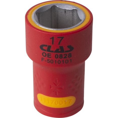 Douille isolée 3/8" 17mm - OE 0828 - CLAS Equipements