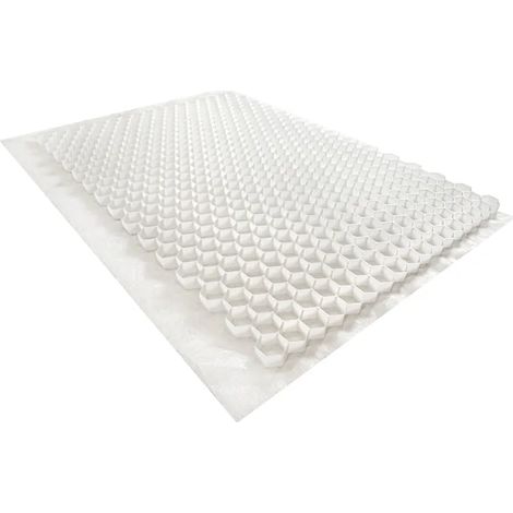 Kiesstabilisierungsplatte - Weiß - 120 X 80 X 3 cm - EASYSTAB - Lot de 25m²