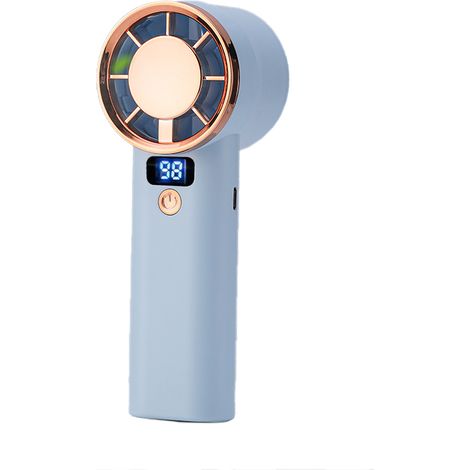 Ventilateur portable vert menthe : Rafraîchissement portable avec longue autonomie (bleu) (1/5)