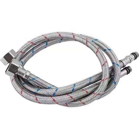 Tuyau Diesel - Raccord Fileté 3/4 Pouces - Longueur 500 mm - Compatible B20 - Renfort Acier Galvanisé - NBR/PVC
