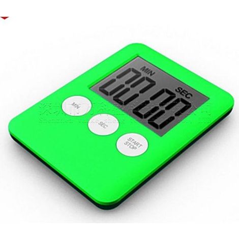 Minuteur Numérique - Affichage LCD - Aimant Intégré - Support Réglable - Pour Cuisine et Bureau - 1 Pièce