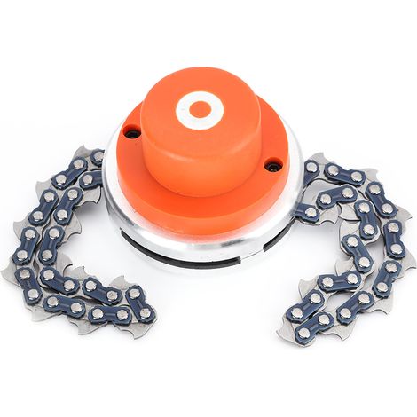 Accessoires universels pour tondeuses à gazon : têtes de coupe/chaînes, accessoires et outils pour tondeuses à gazon, grand tampon orange 25 mm/16 mm. (1/5)