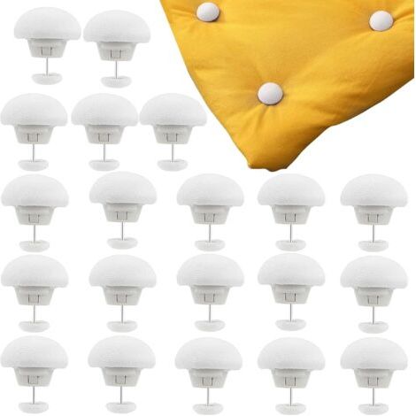 20 pièces Blanches Attaches de Couette Clip Couette 3 x 2,5 cm, Housse Fixation Couette, Pince Housse de Couette avec Boutons pour Couettes, Draps, Rideaux, ect