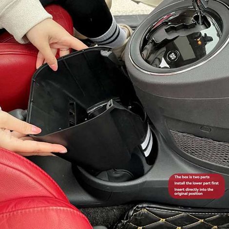 Passend für den Getränkehalter in der Mittelkonsole des Fiat 500 (Baujahre 2007–2015). (1/4)