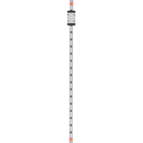Rail de guidage linéaire en acier avec palier MGN7H‑300‑1R et bloc chariot