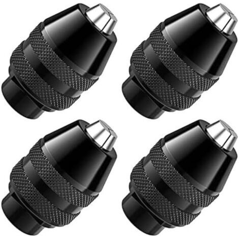 Mandrin Auto-Serrant pour Dremel 4000, 3000, 300, 200, 100, 8200 - Remplacement 1/32-1/8 à Trois Mors (4 Pièces) (1/5)