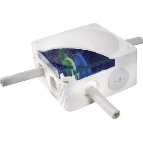 Wiska 10060457 Abzweigkasten mit Vergussmasse (L x B x H) 85 x 85 x 51 mm Grau IP68 1 Set (1/2)