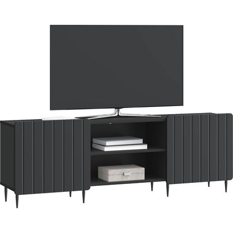 Maison Exclusive - Mobile TV Nero 150 x 31 x 52 cm Legno ingegnerizzato