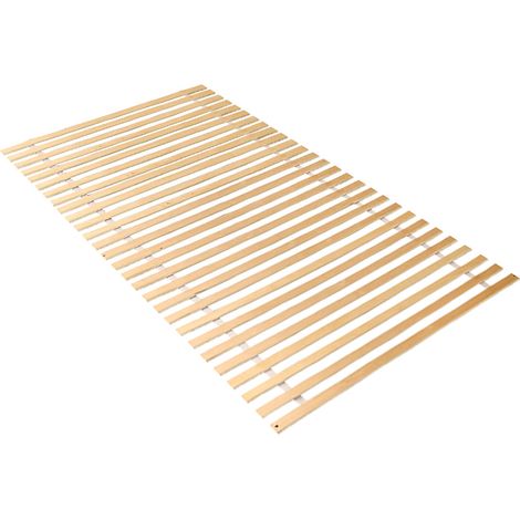 Randaco Lattenrost 2 Stück 90x200cm Stabiles max Tragfähigkeit 150kg mit 28 Leisten Rollrost