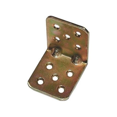 GIUNZIONE GAZEBO PESANTE ANGOLARE 790 - ZINCATA GIALLA S.MM 2,5 MM 45X45X40- 50 pezzi