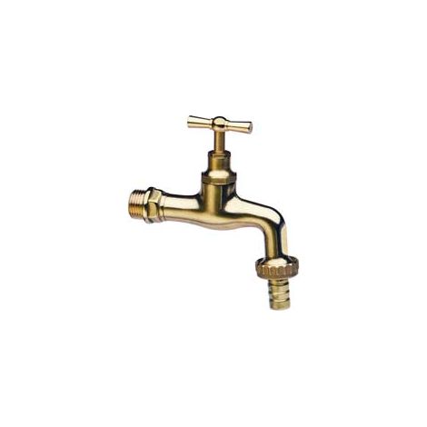 RUBINETTO PORTAGOMMA  M 3/4 con portagomma F 1