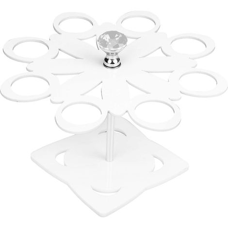 Présentoir à cornets de glace, compatible acrylique, support rotatif à 8 trous (1/5)