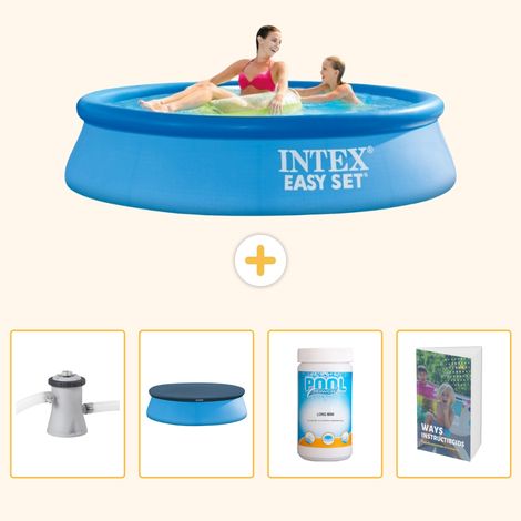 Intex Piscine Easy Set Ronde - 244x61 cm - 5-pièces  SCB100 (1/5)