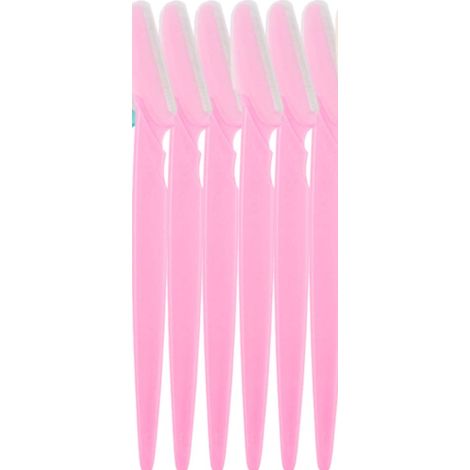 Lot de 4 rasoirs de précision pour sourcils et poils du visage, tondeuse de sécurité multifonctionnelle pour femmes et hommes. (1/5)