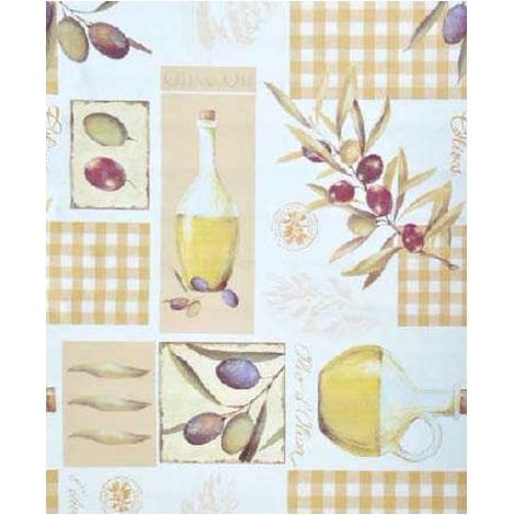 TOVAGLIATO PVC MAURER "OLIO E OLIVE'" H140CM 20MT