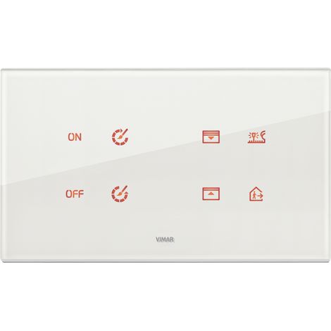 VIMAR - 21667.70 Plaque 5MBS (2+vierge+2) blanc diamant
