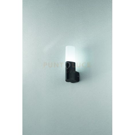 APPLIQUE POU NERO 1 LUCE ATTACCO E27 IP44 H.25CM