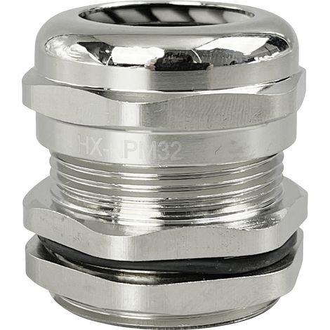 TRU COMPONENTS TC-10302848 Kabelverschraubung M32 Messing (vernickelt) Metall 1 St. (1/2)