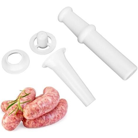 Accesorio picador de carne para batidoras KitchenAid con empujador universal + boquilla para embutir salchichas + accesorio picador de carne Kubbe tamaño 5 (1/4)