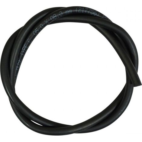 Benzinschlauch schwarz Ø5x8mm x 1 Meter für Moped Cyclo Motorrad