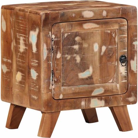 Nachttisch 40x32x46 cm Altholz Massiv