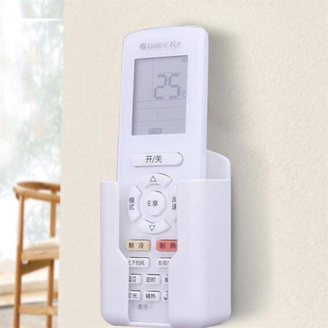 Support de télécommande mural pour boîte de rangement pour télécommande, blanc MNS (1/4)