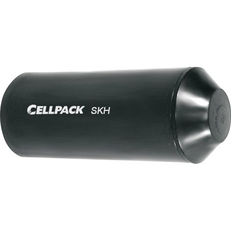 EMBOUT THERMORÉTRACTABLE NOIR 55 MM/25 MM LONGUEUR 150 MM CELLPACK SKH/55-25/B 125336