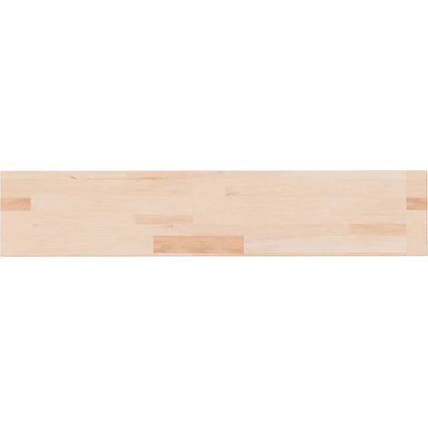 Panneau d'étagère 100x20x4 cm Bois de chêne massif non traité (1/4)