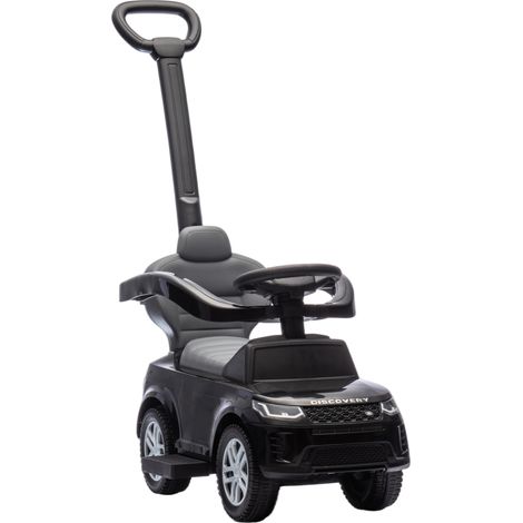 Correpasillos 2 en 1 para Niños de 18-36 Meses LAND ROVER DISCOVERY con Almacenaje Mango y Barandilla Extraíbles Negro (1/5)