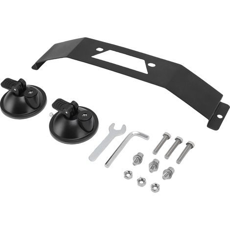 Support à ventouse pour antenne satellite, compatible avec les vitres de voiture et les toits ouvrants. Kit de fixation stable en aluminium et ABS pour antenne satellite, idéal pour les bateaux et les (1/5)