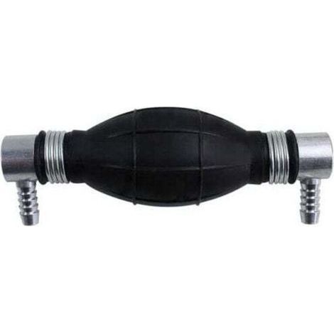 Pompe Poire d'Amorçage pour Système Alimentation Carburant Gasoil Essence Diesel 8mm Coude 90° Universel (1/5)