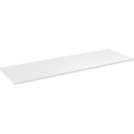 CIRASA Comptoir DTDL 141,1x1,8x46,5cm, blanc brillant (1/2)