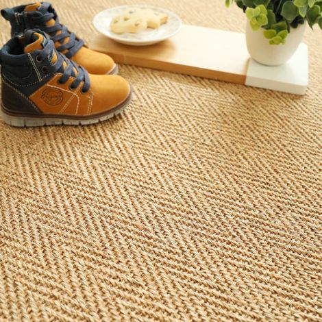 Sisal - Veracruz Chevron - Ecru - Rouleau de 4m x 2m (1/5)