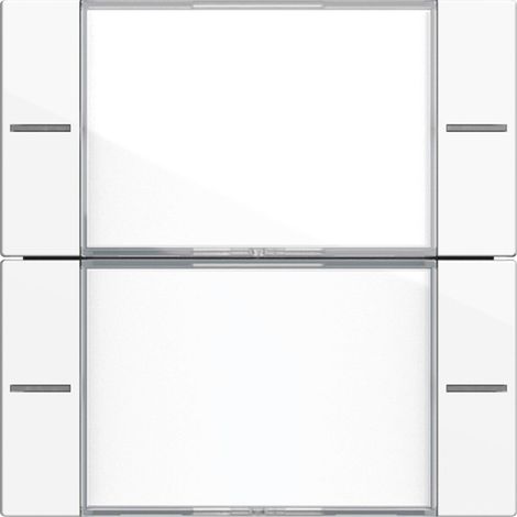 Gira Wippenset 2f BSF Tastsens.4 System 55 Klar/Reinweiß 577203