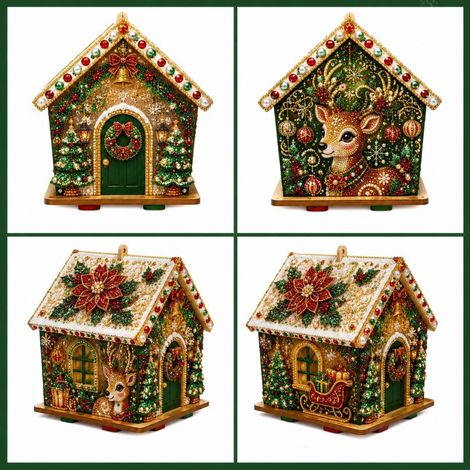 New Plymagic DIY Pearl Art Christmas Collection Christmas Set - Reindeer - DIY Pearl Art -