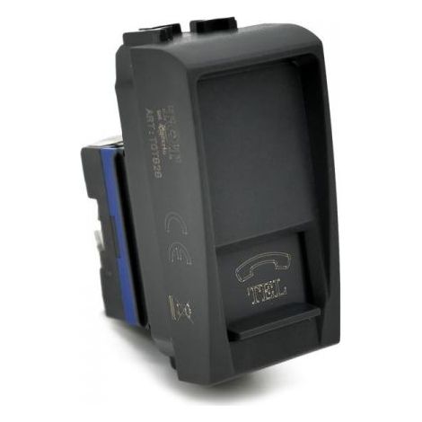 Mapam presa telefonica RJ11 compatibile Living international L4258/11N - ART-F828-NE