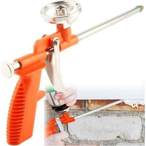 Professionelle Expansionsschaumpistole, professionelle Sprühschaumpistole, Expansionsspritzpistole zum Verfugen, Füllen und Abdichten (1/5)