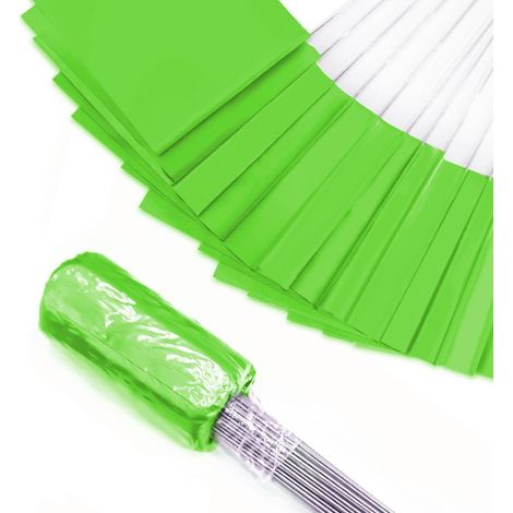 Lot de 100 drapeaux de marquage verts 38 virgule 1 x 10 virgule 2 x 12 virgule 7 cm pour pelouse (1/5)