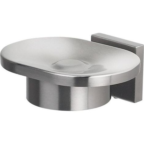 Porte savon à fixer Acier inoxydable chromé NYO Gris Spirella