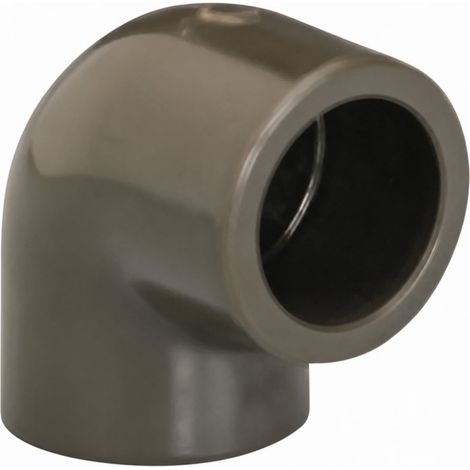 Bogen 90° PVC HTA -Wärme- weiblich/weiblich D.63