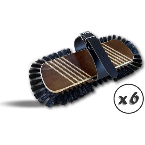 Brosse à parquet pour lustrage des sols et parquets - Lot de 6 - Brosse parquet