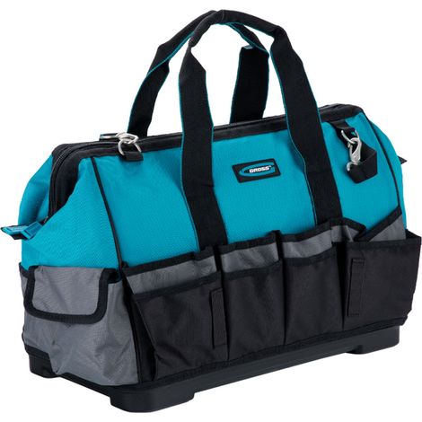 Gross 902739 Tool Bag Handwerker with 42 pockets, plastic bottom and shoulder strap - 475×260×360mm (1/5)