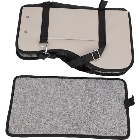 Siège de voiture pour chien, Console centrale, rehausseur d'accoudoir universel spacieux de couleur grise pour voyage (1/2)